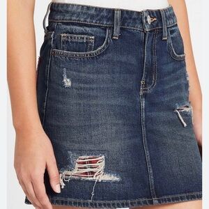 CURRENT ELLIOTT denim mini skirt